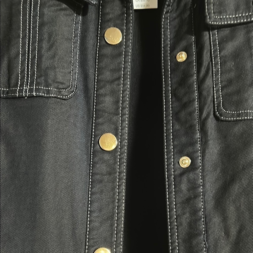 NEW WITH TAGS! ๐ Maurices Black Jean Jacket Classic Denim Style - Picture 5 of 9